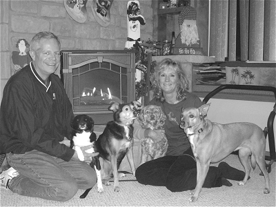Emma far right with family at Christmas 2010